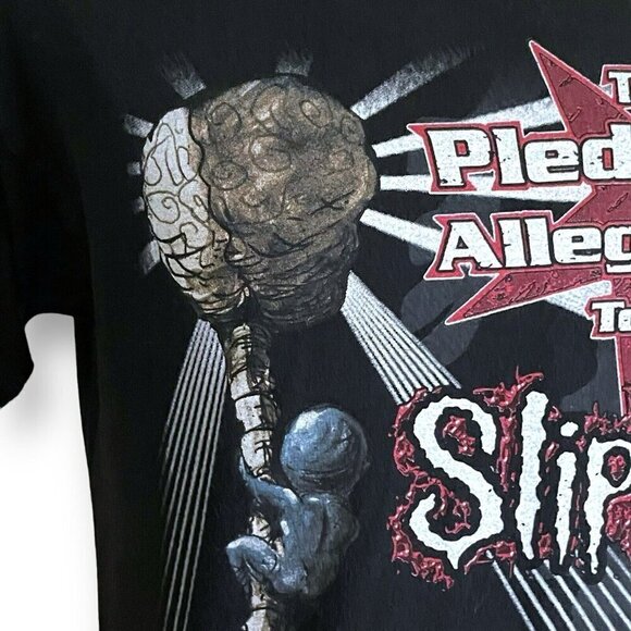 Vintage Slipknot Mens 2001 Tour T-Shirt Sz Large System Of A Down POA Rammstein - Picture 6 of 13